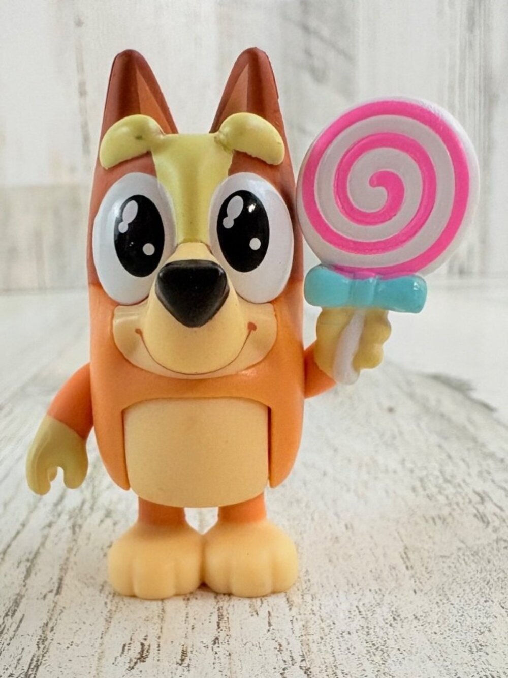 Bluey Bingo Heeler Figure Lollipop Please Face Sister NEW